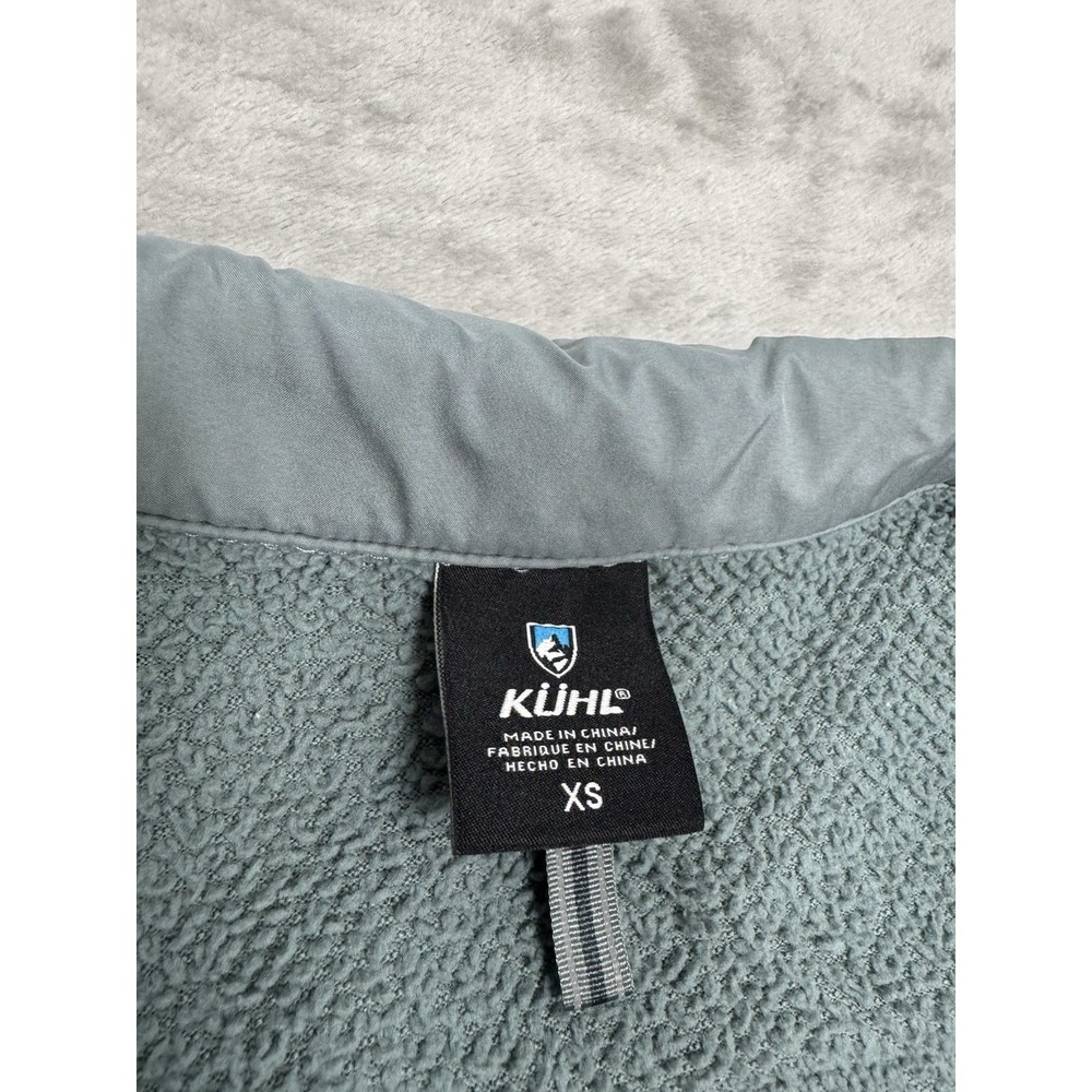 Kuhl The One Jacket Womens XS Gray‎ Full Zip Insulated Light Fleece Hiking Trail - Picture 4 of 10